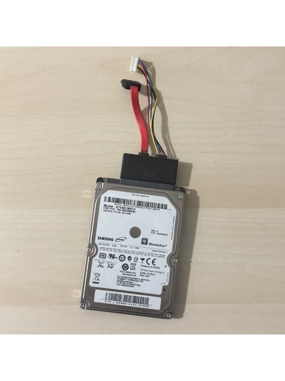 Samsung 500Gb Xbox One S & OG Consoles‎ Internal Hard Drive Replacement HD-Drive